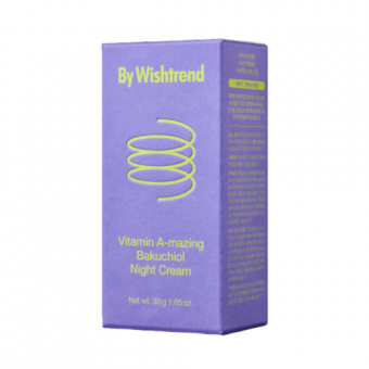 By Wishtrend Vitamin A-mazing Bakuchiol Night Cream - Ночной крем с ретинолом и бакучиолом